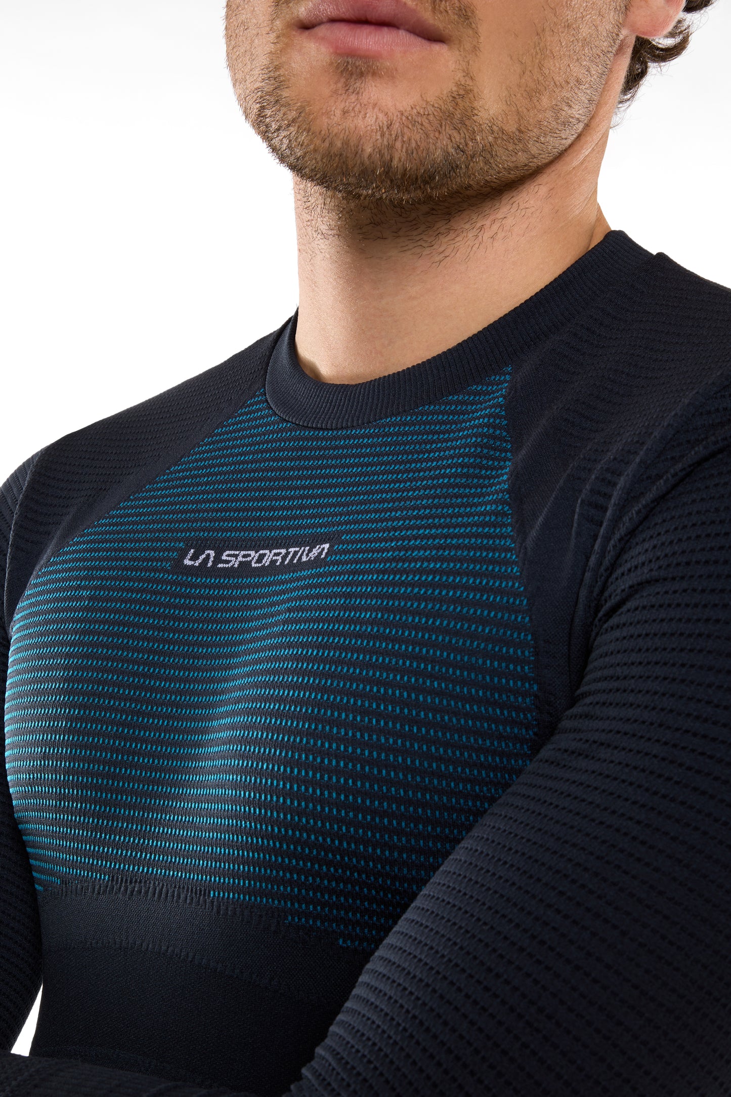 Synth Light Longsleeve Man Storm Blue/Electric Blue