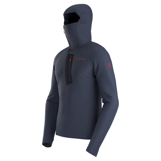 Big Wall Pullover Hoody M Night Sky/Mountain Red