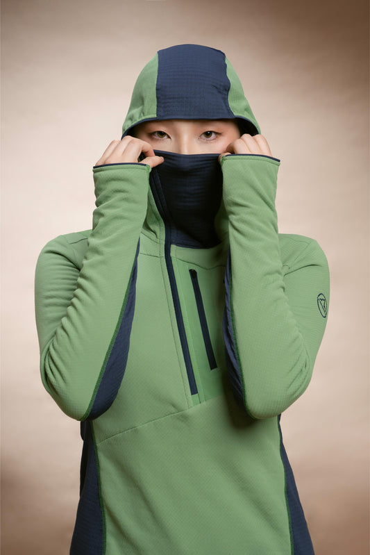 Big Wall Pullover Hoody W Aspen Green/Night Sky