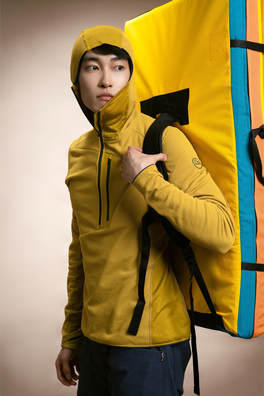 Big Wall Pullover Hoody M Savana/Night Sky