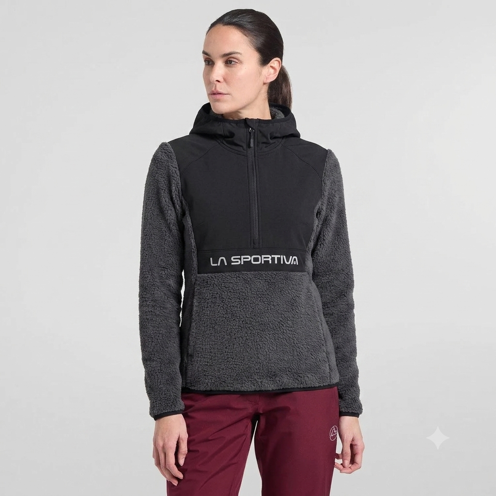 Guidance Sherpa Hoody Woman Onyx/Black