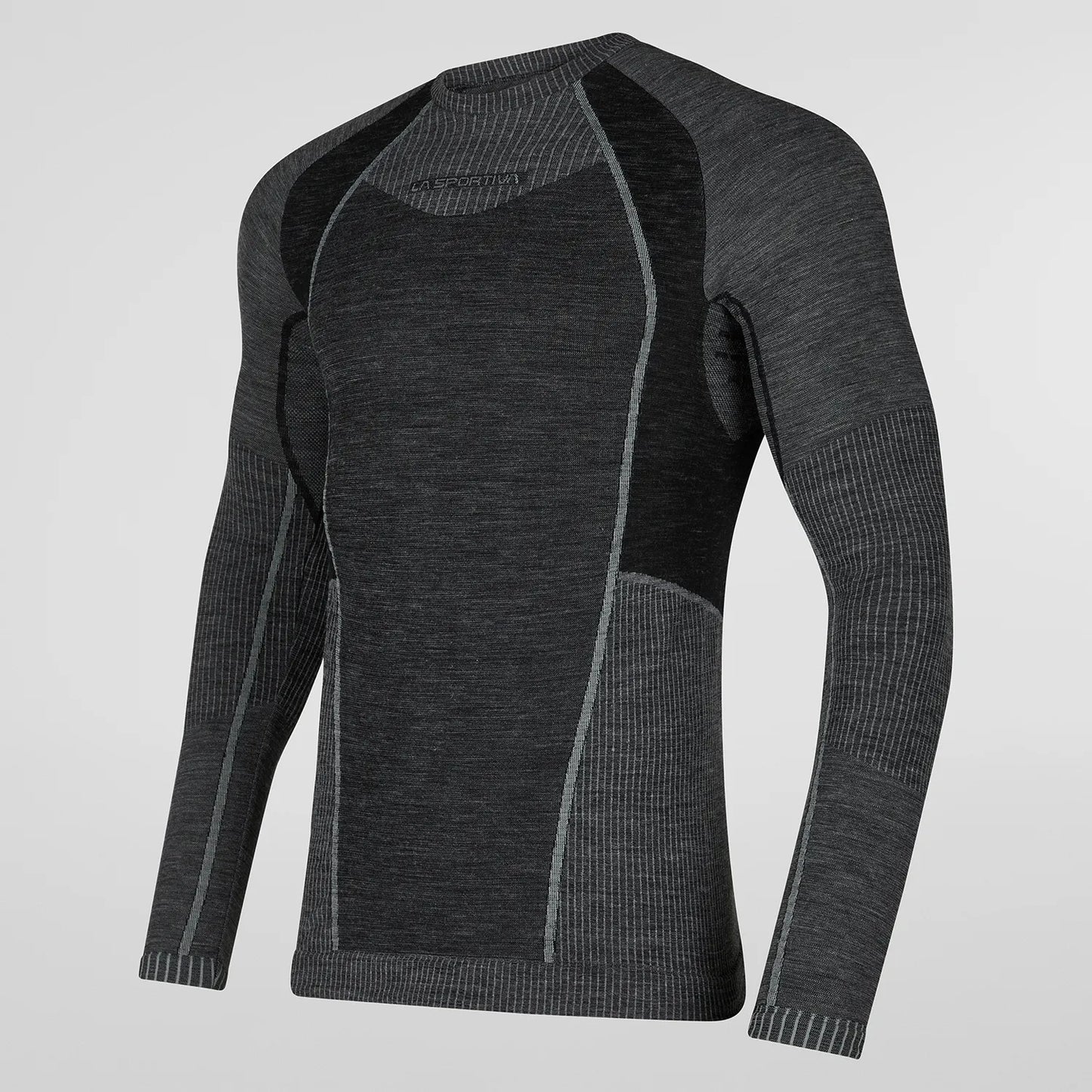 Wool70 Tech Longsleeve Man Carbon/Cloud