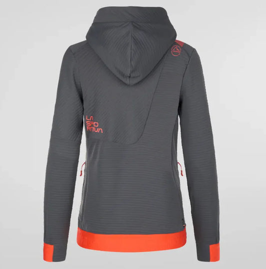 Mood Hoody W Carbon/Cherry Tomato