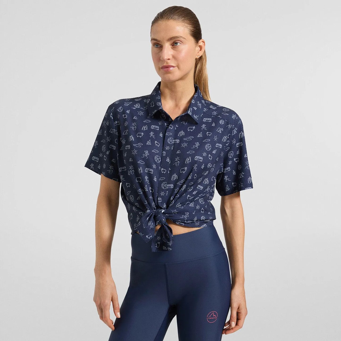 Move Tech Shirt Night Sky/Chalk