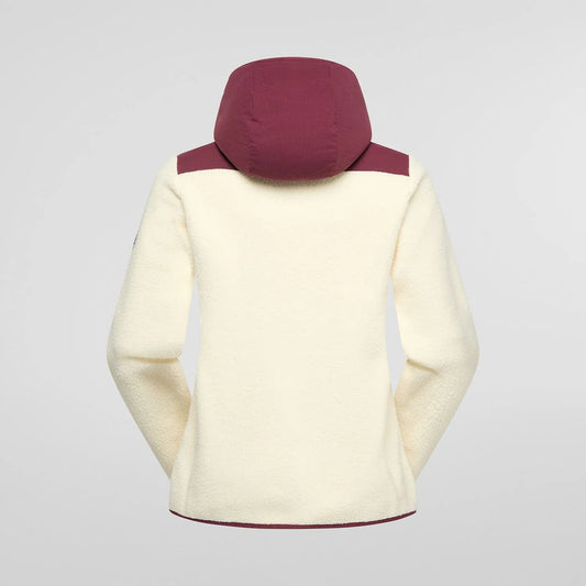 Guidance Sherpa Hoody Woman Chalk/Redwood