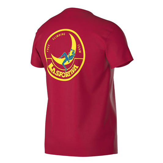 Climbing on the Moon T-Shirt M Fucsia/Giallo