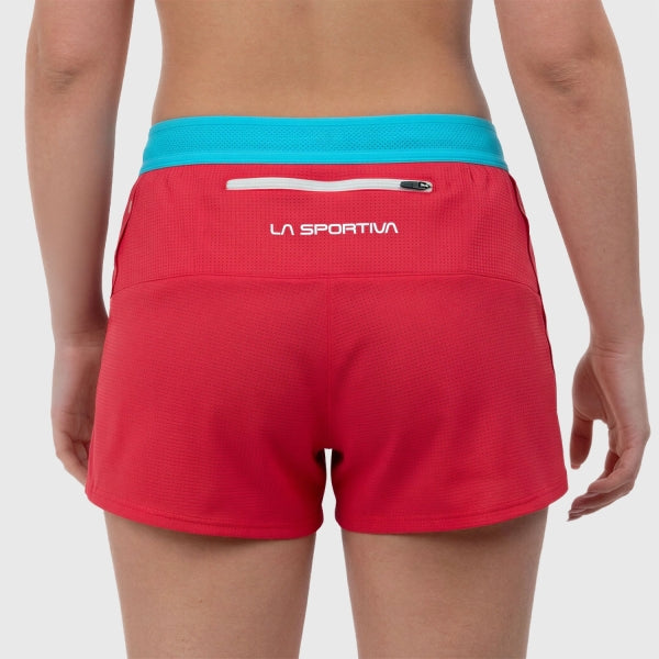 Low Waist Short W Hibiscus/White
