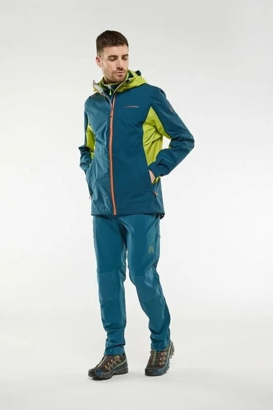 Discover Jkt M Storm Blue/Lime Punch