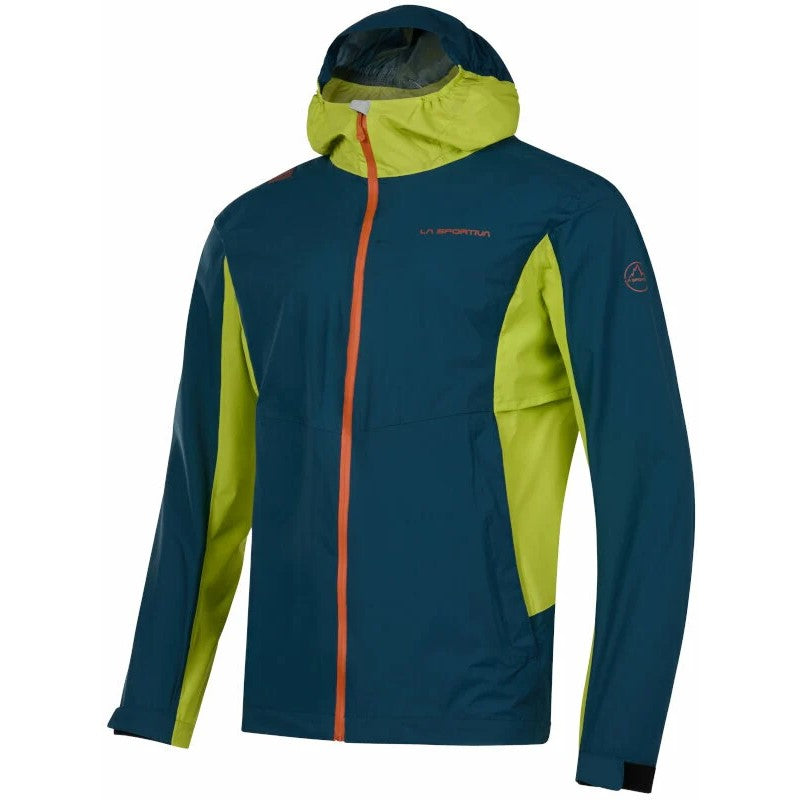 Discover Jkt M Storm Blue/Lime Punch
