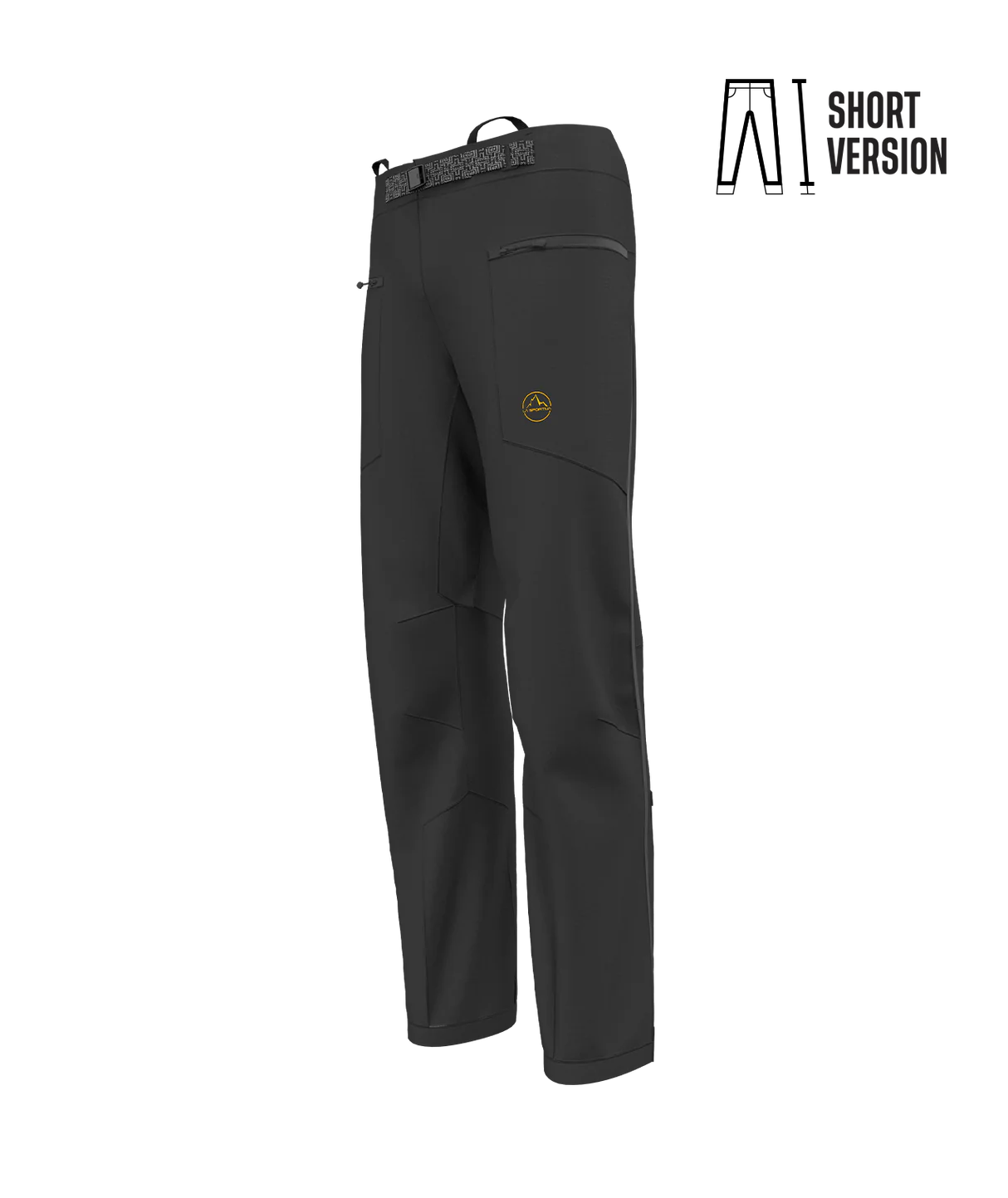 Alpine Guide GTX Pants M SHORT Black/Yellow