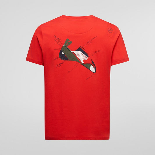 Mantra T-Shirt M Mountain Red/Night Sky