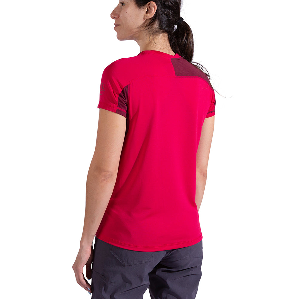 Just Right T-Shirt W Azalea/Redwood