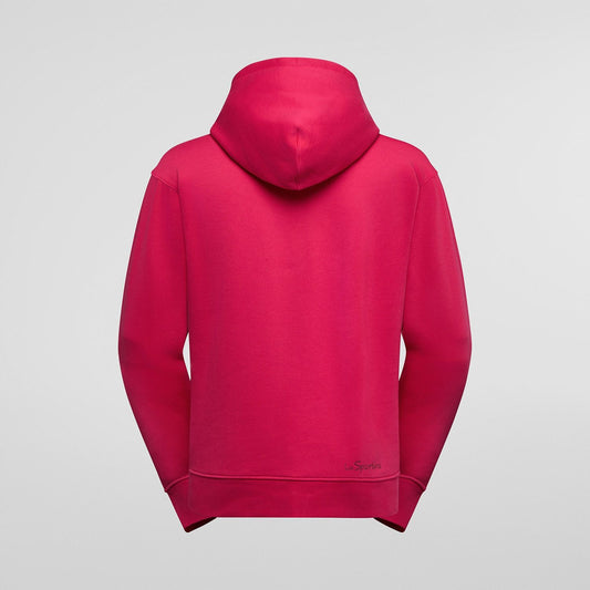 Logo Hoody U Azalea/Redwood