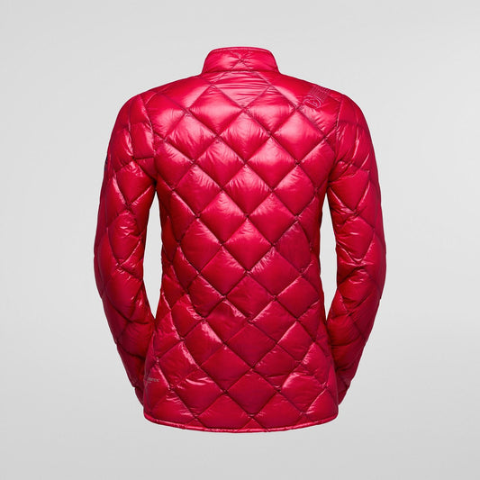 Lumina 100 Down Jkt W - Azalea/Night Sky