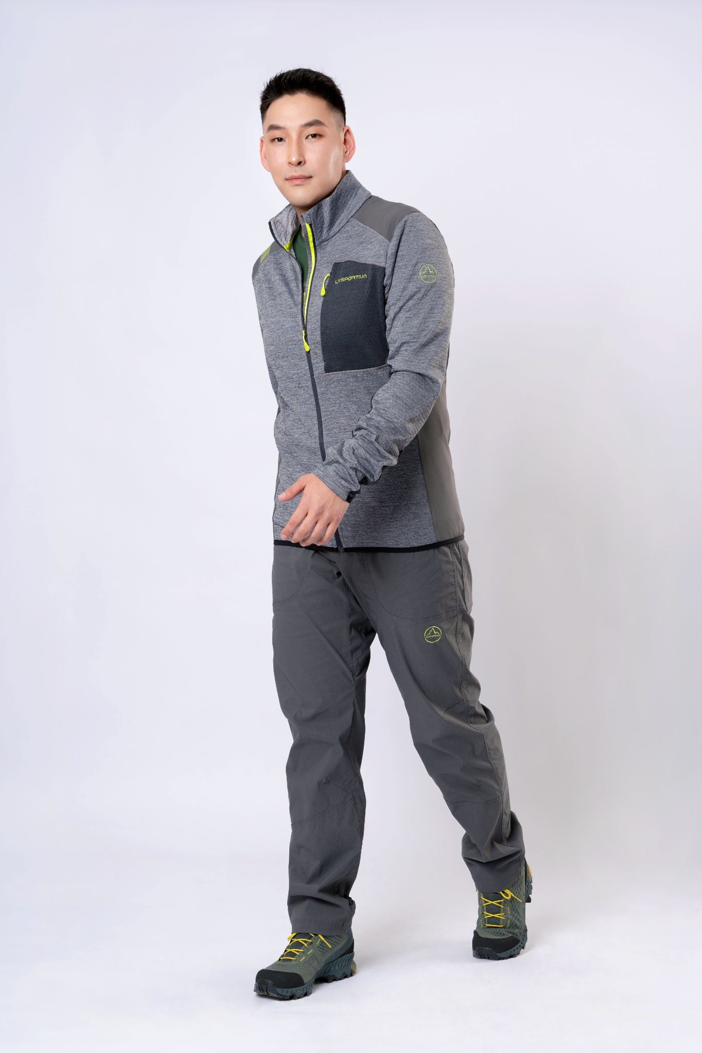 True North Jkt M Carbon/Lime Punch