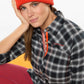 Rambler Flannel Shirt Woman Black/Cherry Tomato