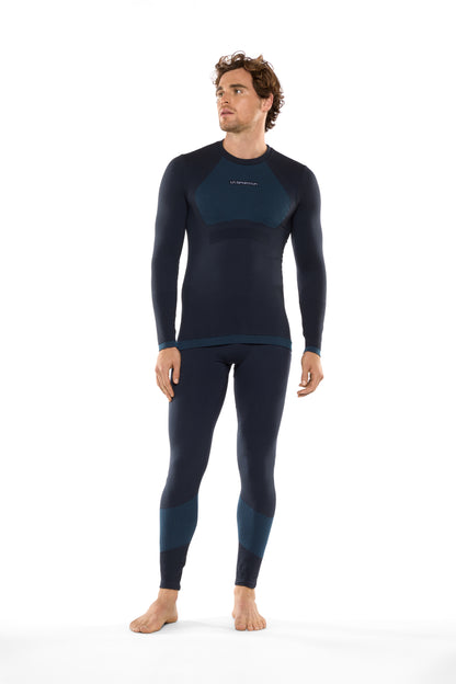 Synth Light Longsleeve Man Storm Blue/Electric Blue
