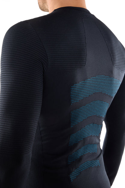Synth Light Longsleeve Man Storm Blue/Electric Blue
