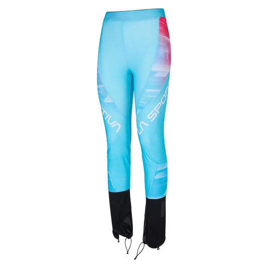 Stratos V Racing Pant Woman Malibu Blue/Hibiscus