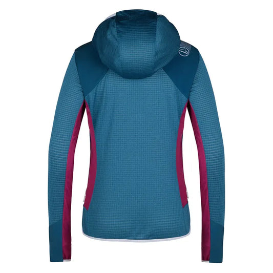 Aequilibrium Thermal Hoody Woman Storm Blue/Red Plum 