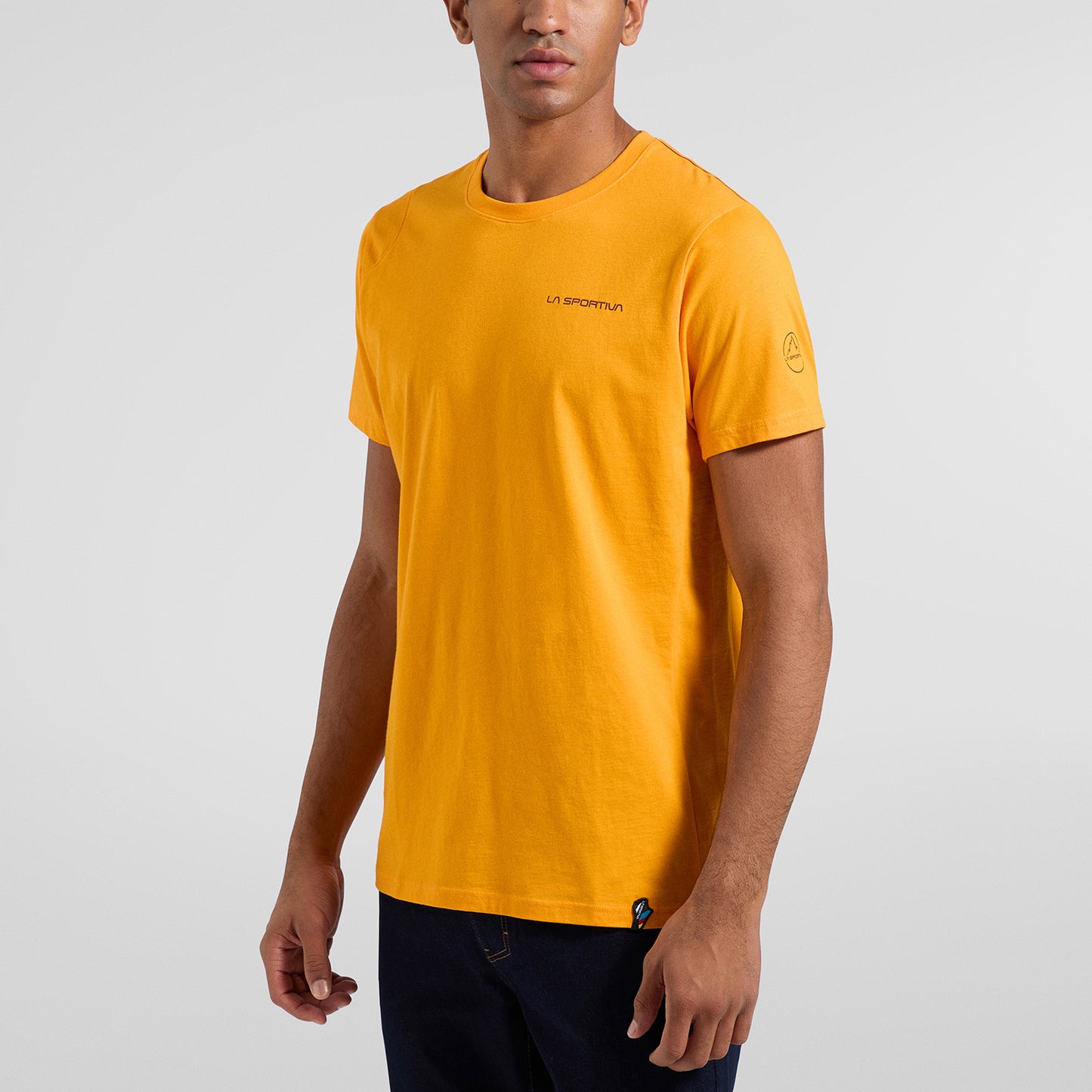 Back Logo T-Shirt Man Papaya
