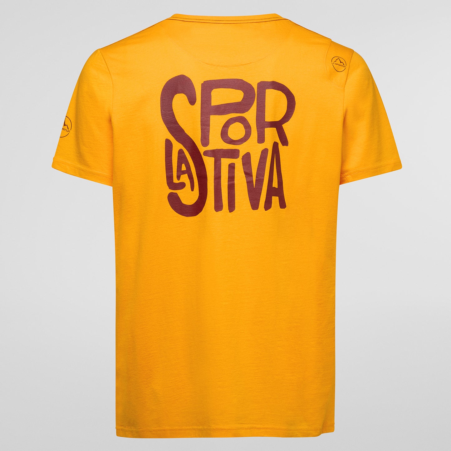 Back Logo T-Shirt Man Papaya