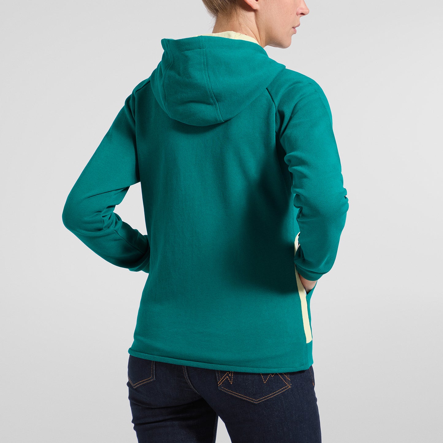 Kaos Hoody Woman Everglade/Zest