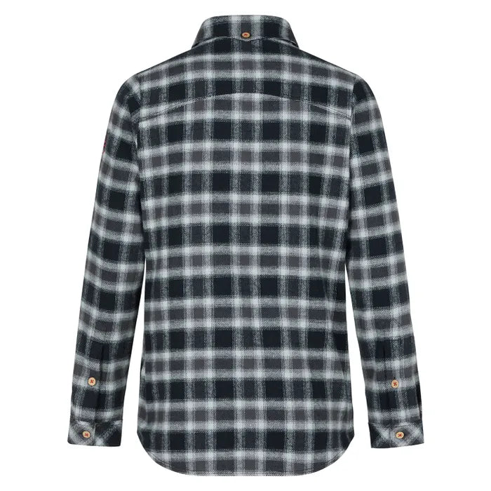 Rambler Flannel Shirt Woman Black/Cherry Tomato