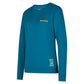 Climbing on the Moon Sweatshirt W Turchese/Giallo