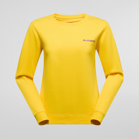 Climbing on the Moon Sweatshirt W Giallo/Viola