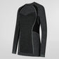 Wool70 Tech Longsleeve Woman Carbon/Cloud