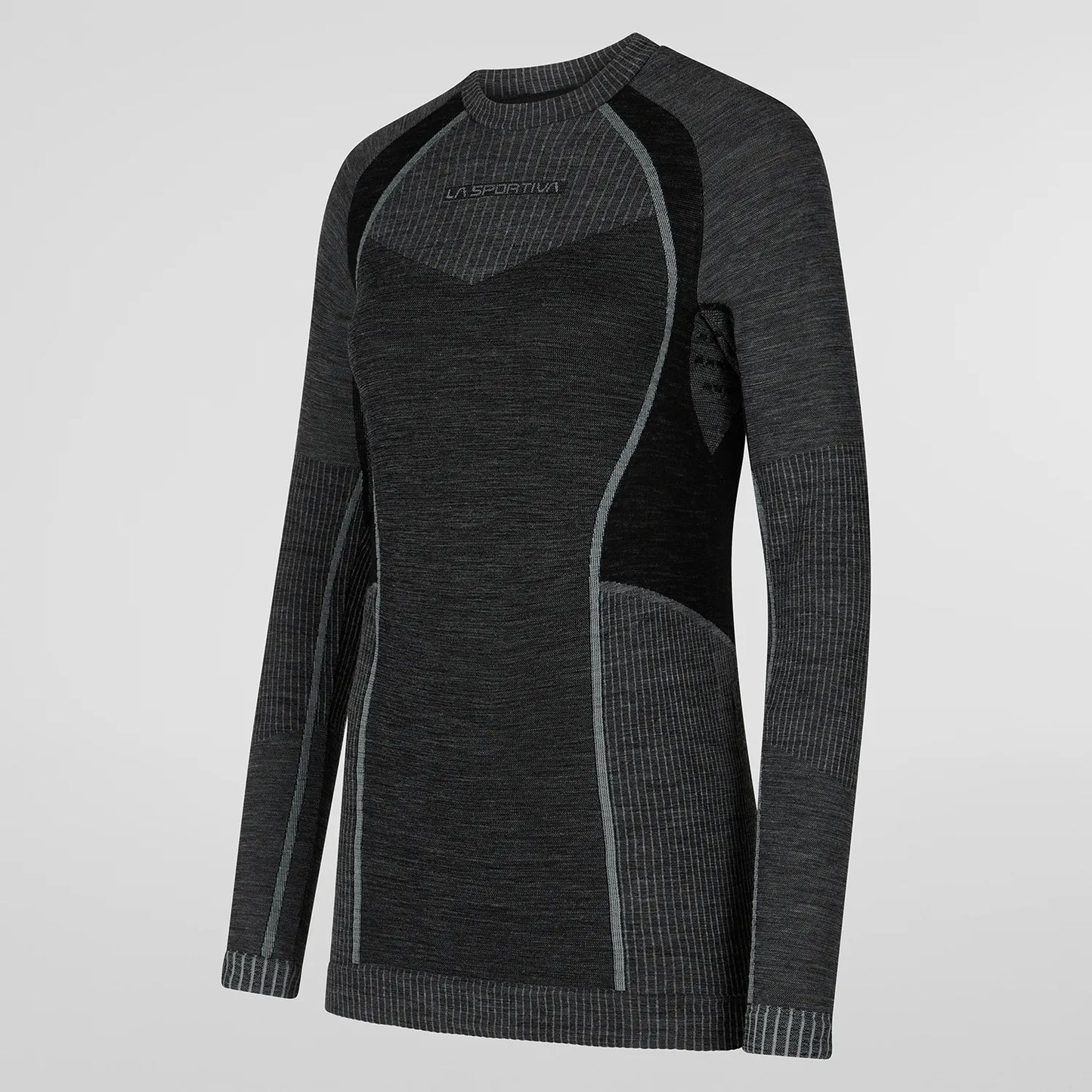 Wool70 Tech Longsleeve Woman Carbon/Cloud