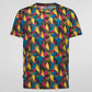 Dimension T-Shirt Man Cerise/Yellow