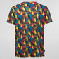Dimension T-Shirt Man Cerise/Yellow