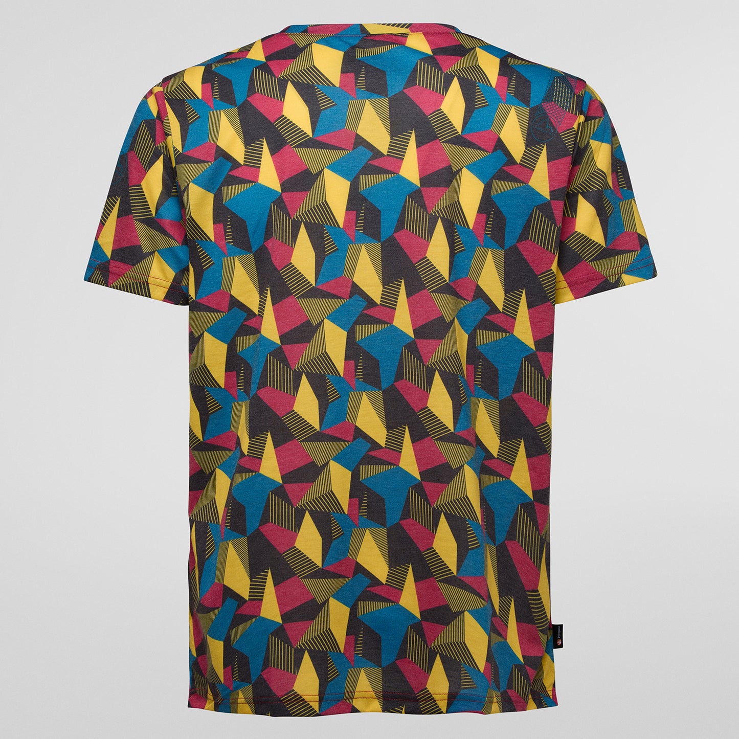 Dimension T-Shirt Man Cerise/Yellow