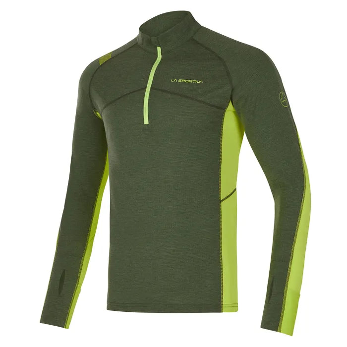 Swift Long Sleeve Man Forest/Lime Punch