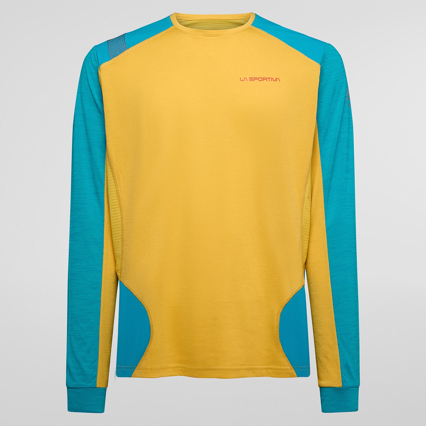 Beyond Long Sleeve Man Bamboo/Tropic Blue