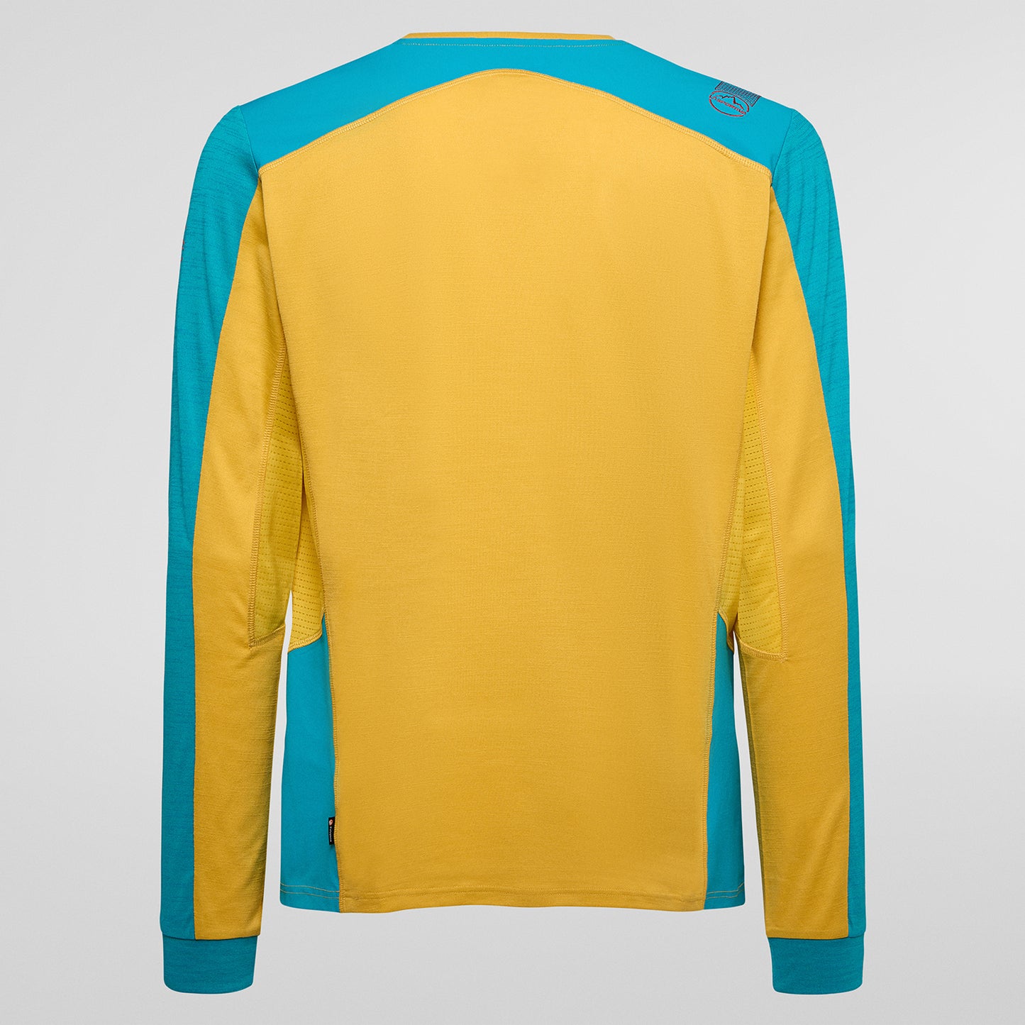 Beyond Long Sleeve Man Bamboo/Tropic Blue
