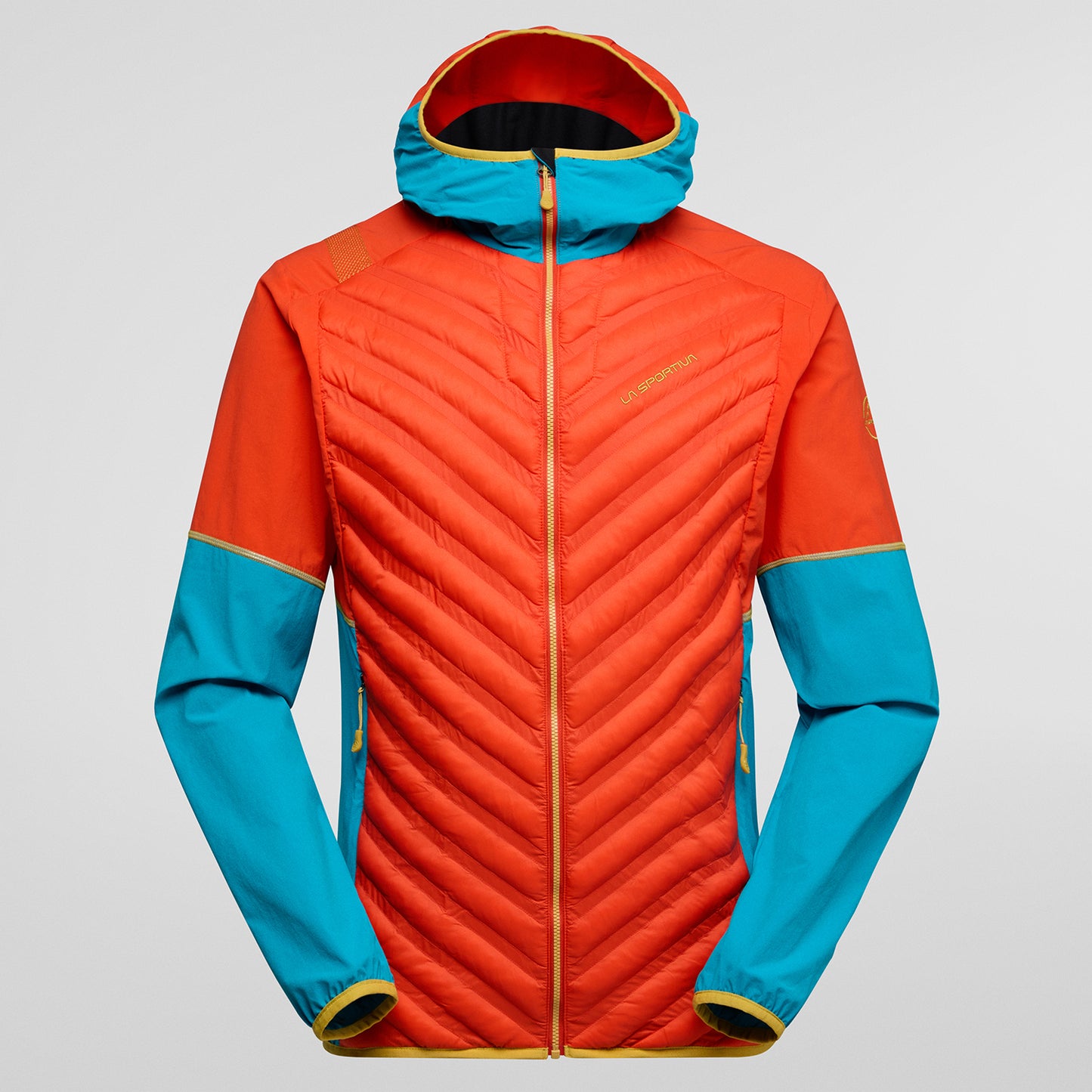 Koro Jkt Man Cherry Tomato/Tropic Blue