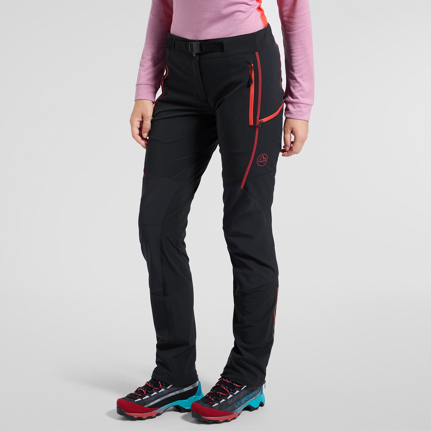 Cardinal Pant Woman Black/Cherry Tomato