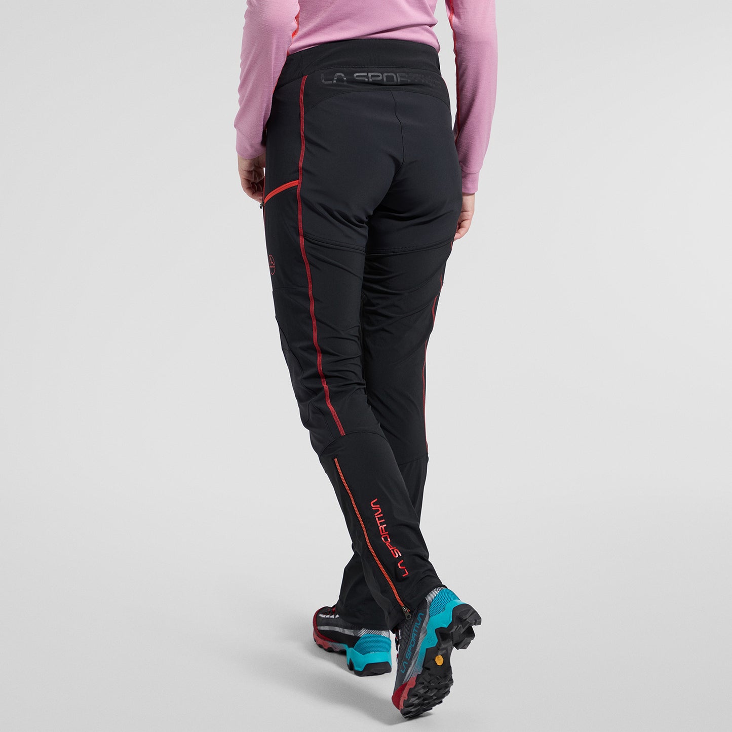 Cardinal Pant Woman Black/Cherry Tomato