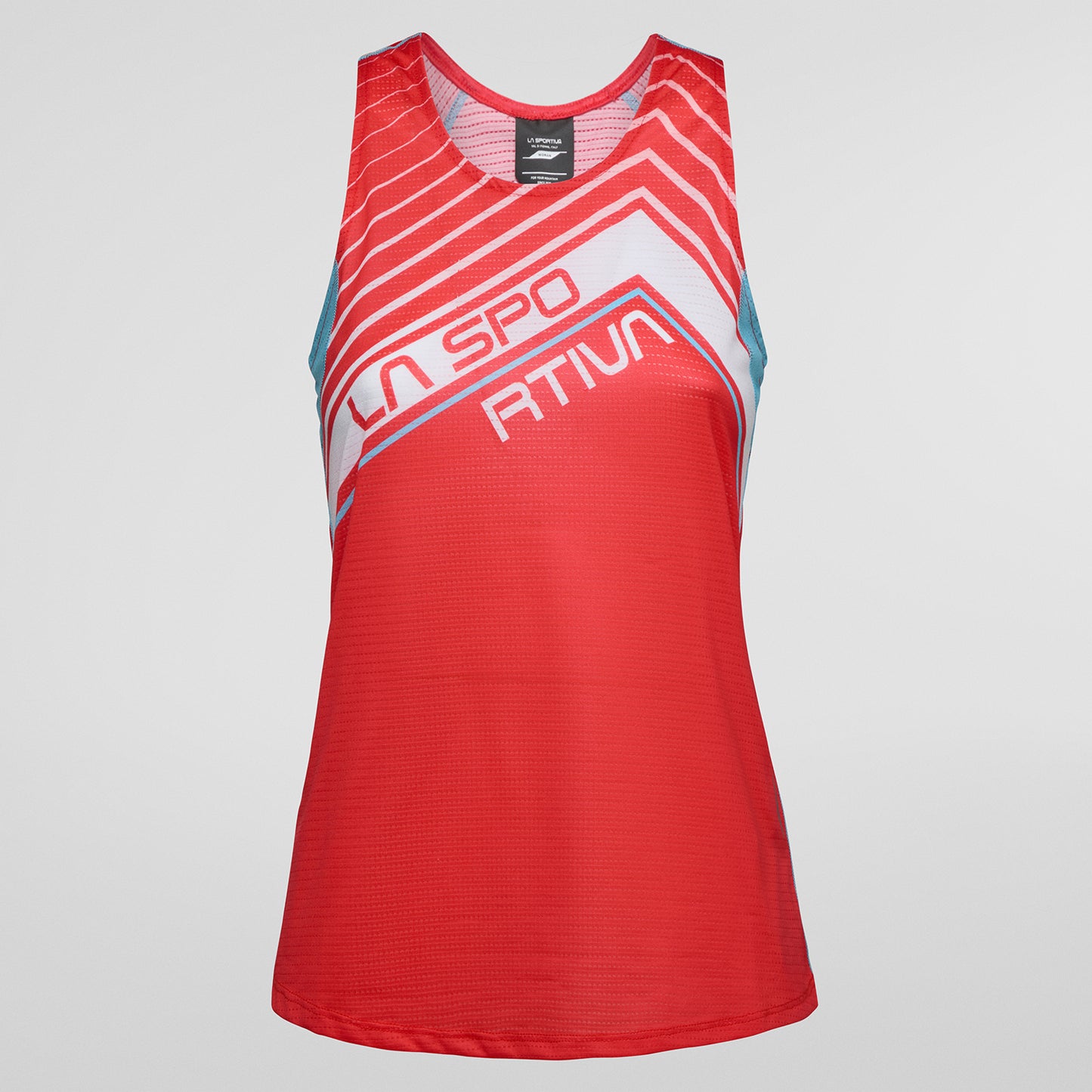 Slipstream Tank Woman Hibiscus/Malibu Blue