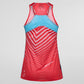 Slipstream Tank Woman Hibiscus/Malibu Blue