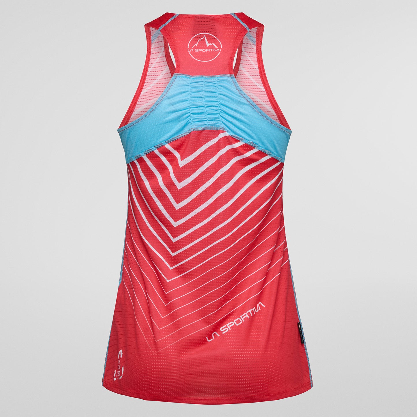 Slipstream Tank Woman Hibiscus/Malibu Blue