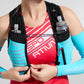 Slipstream Tank Woman Hibiscus/Malibu Blue