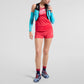 Slipstream Tank Woman Hibiscus/Malibu Blue