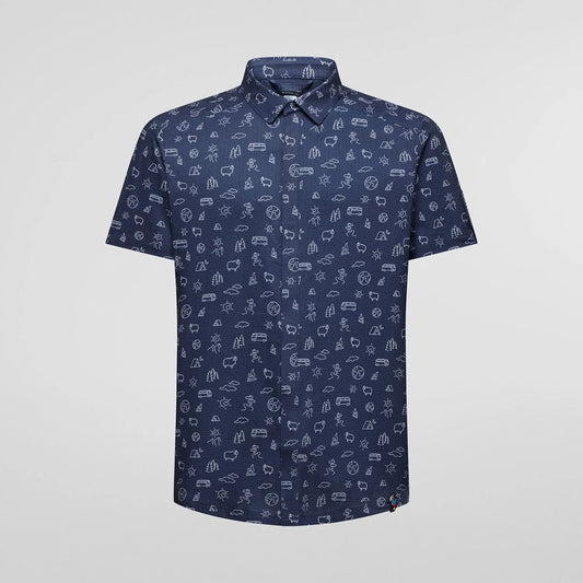 Move Tech Shirt Night Sky/Chalk
