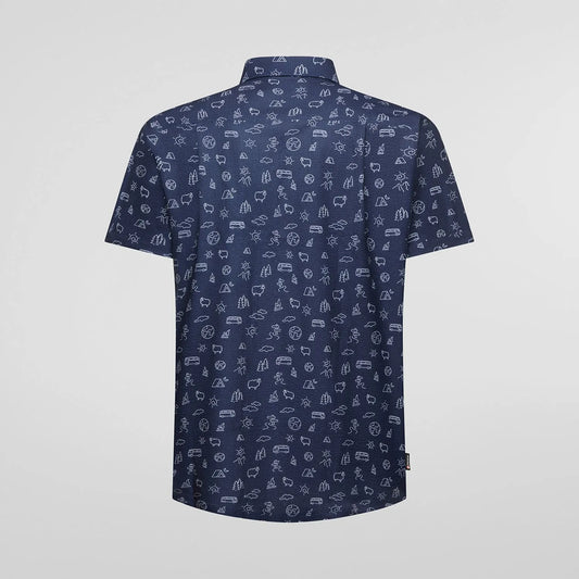 Move Tech Shirt Night Sky/Chalk