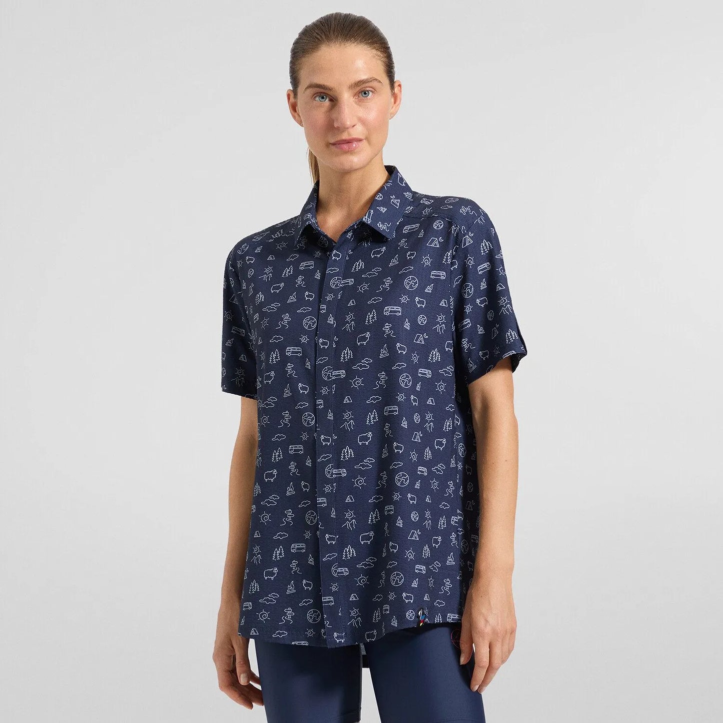 Move Tech Shirt Night Sky/Chalk