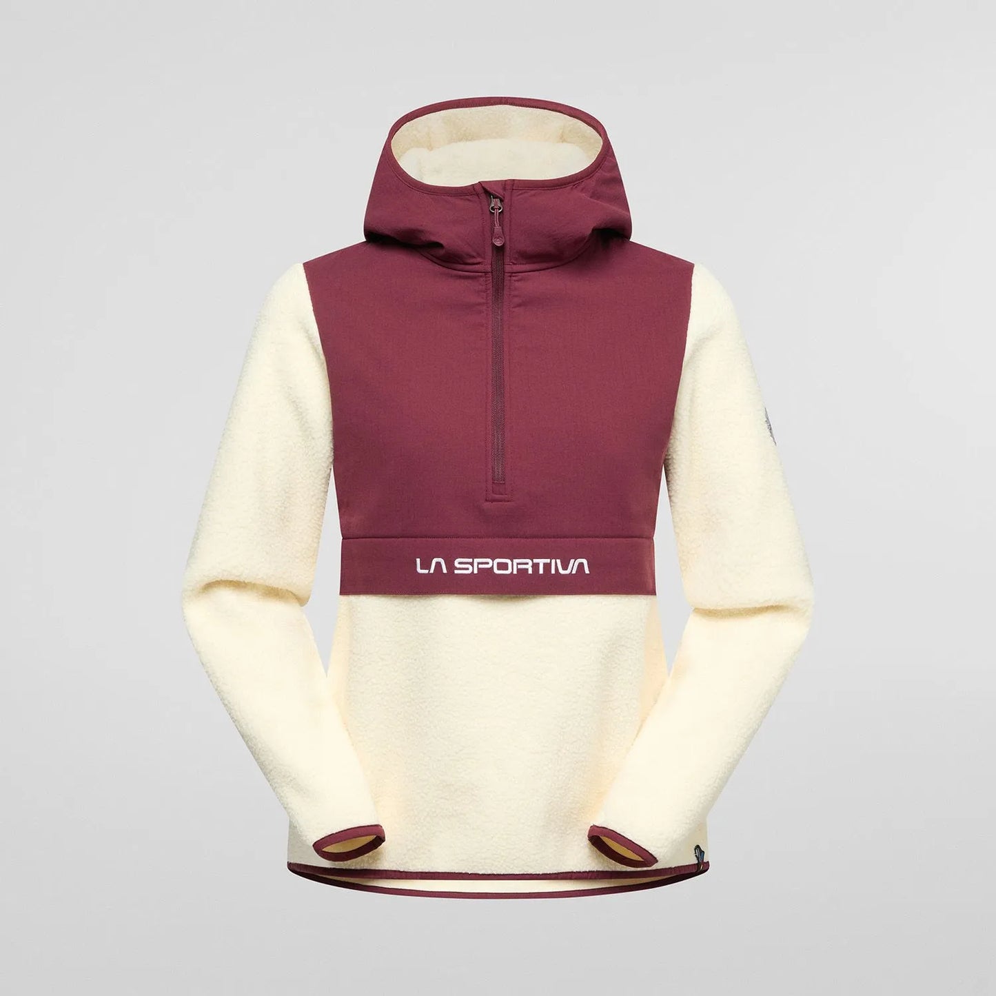 Guidance Sherpa Hoody Woman Chalk/Redwood